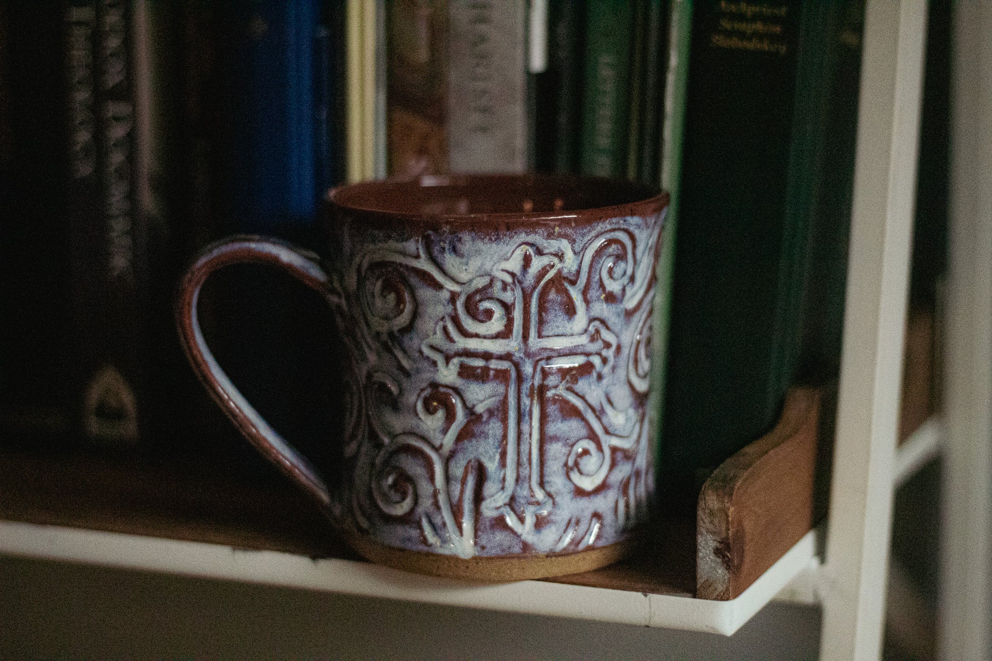 Carved Cross Mug