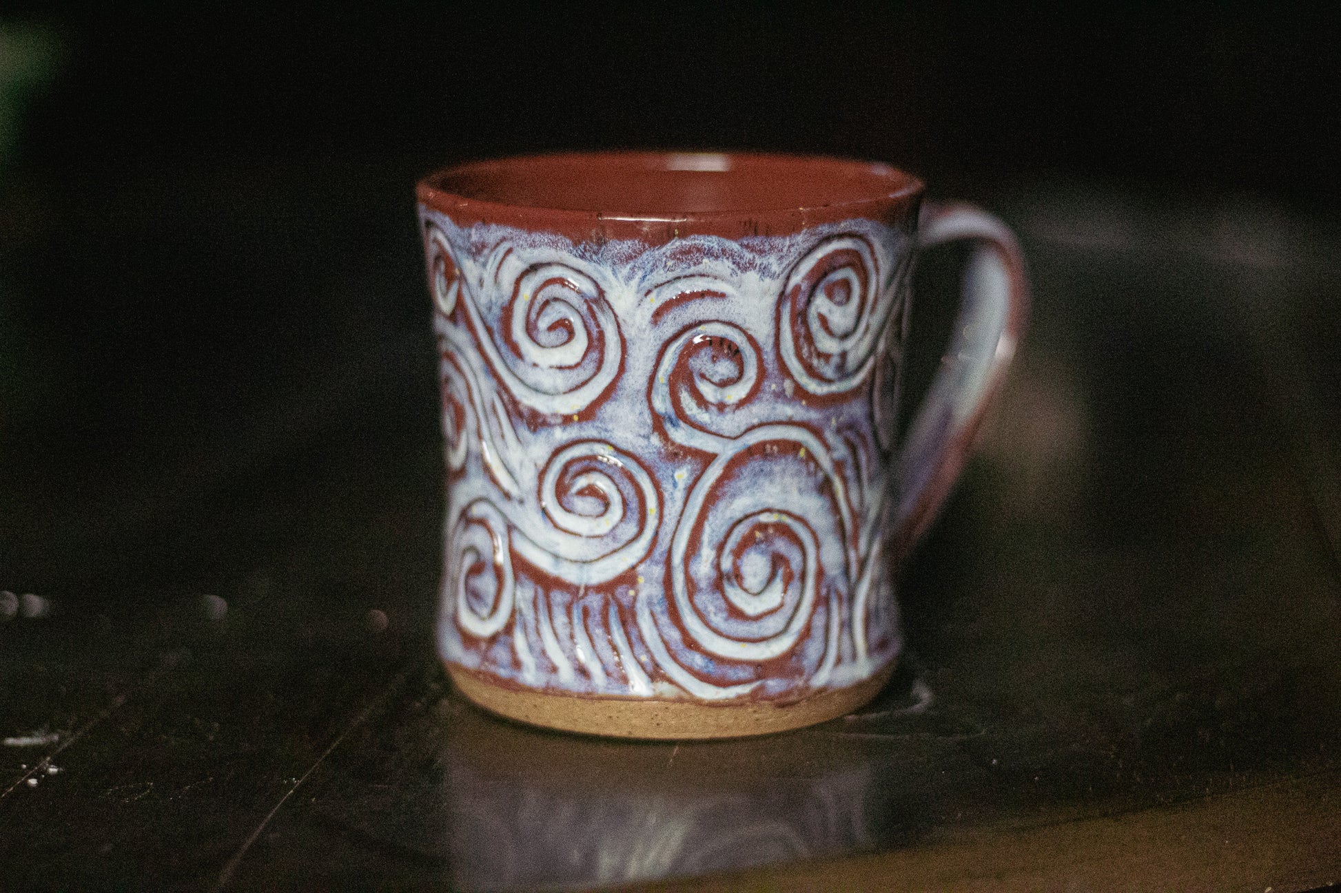 Carved Cross Mug