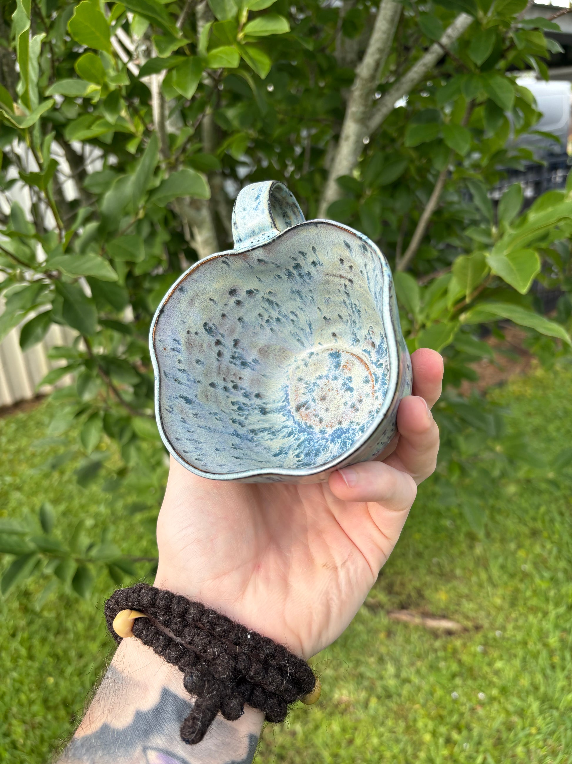 Wavy Blue Mug