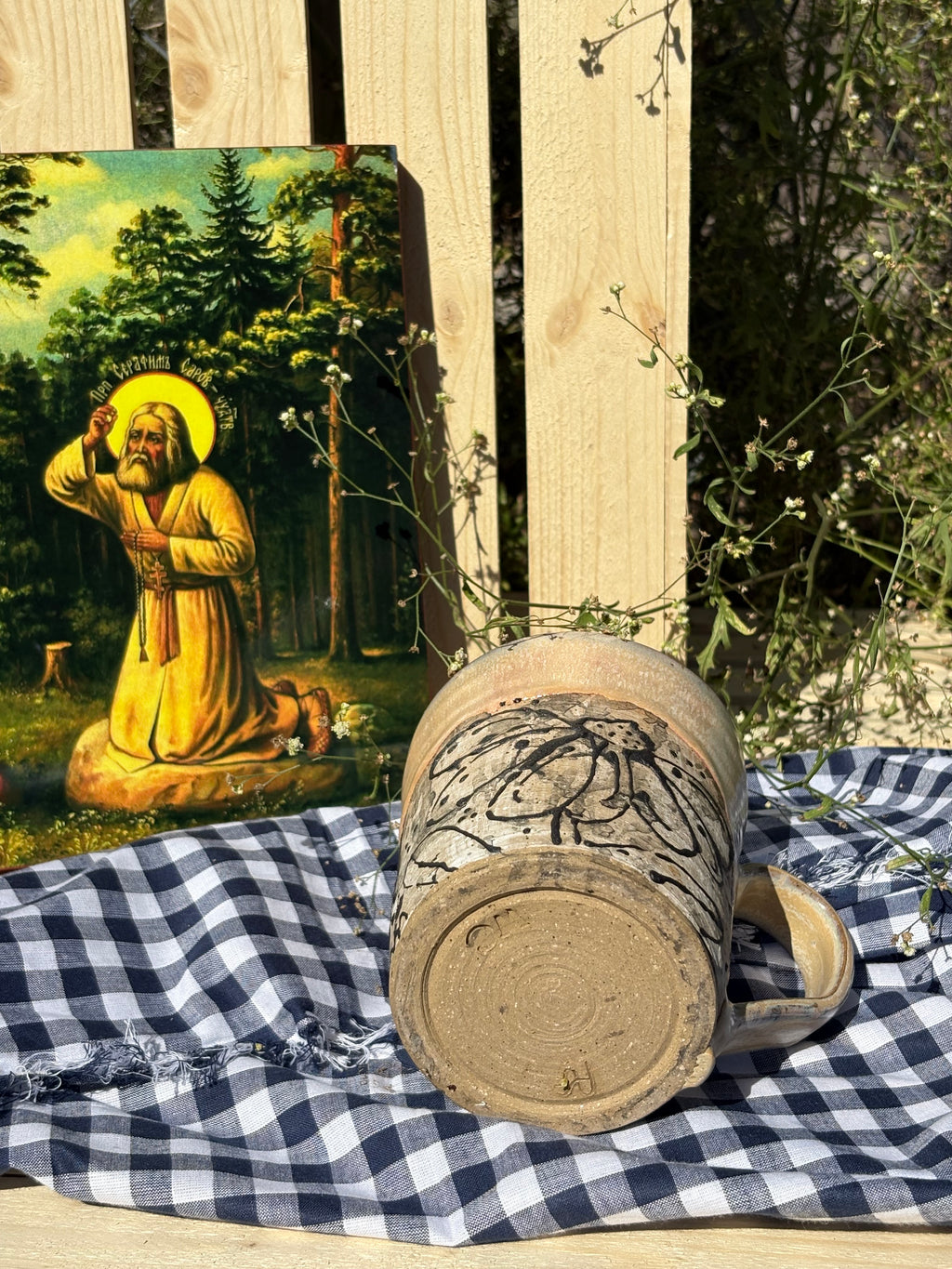 Hand-drawn Rustic Mug