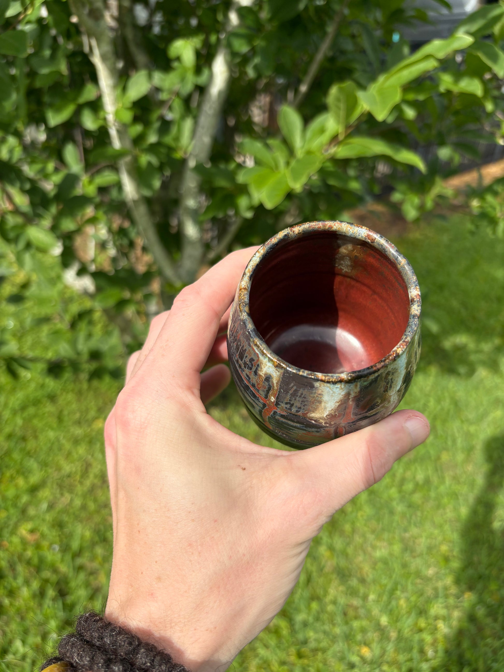 Cascade Glazed Cup