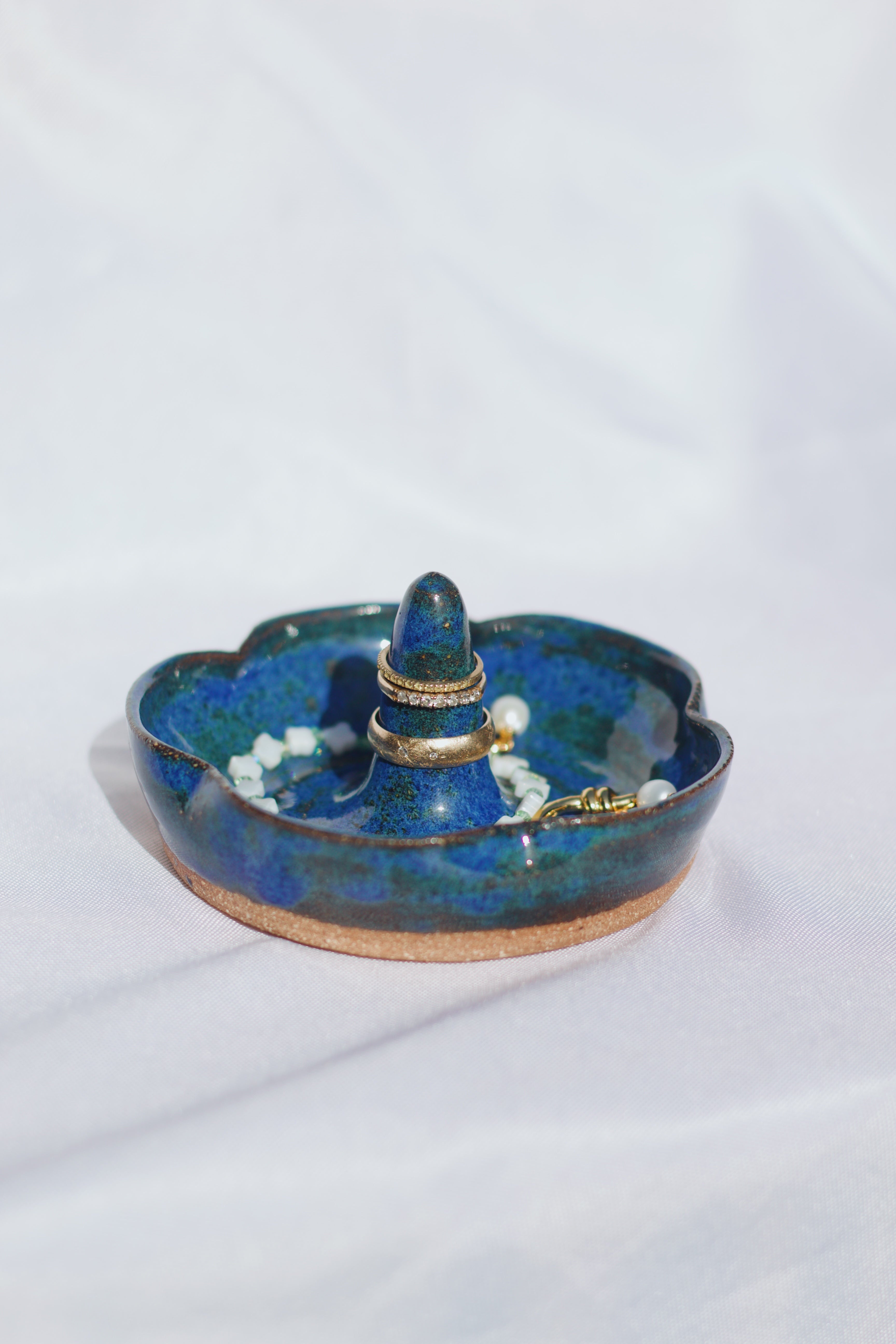 Blue Ring Holder