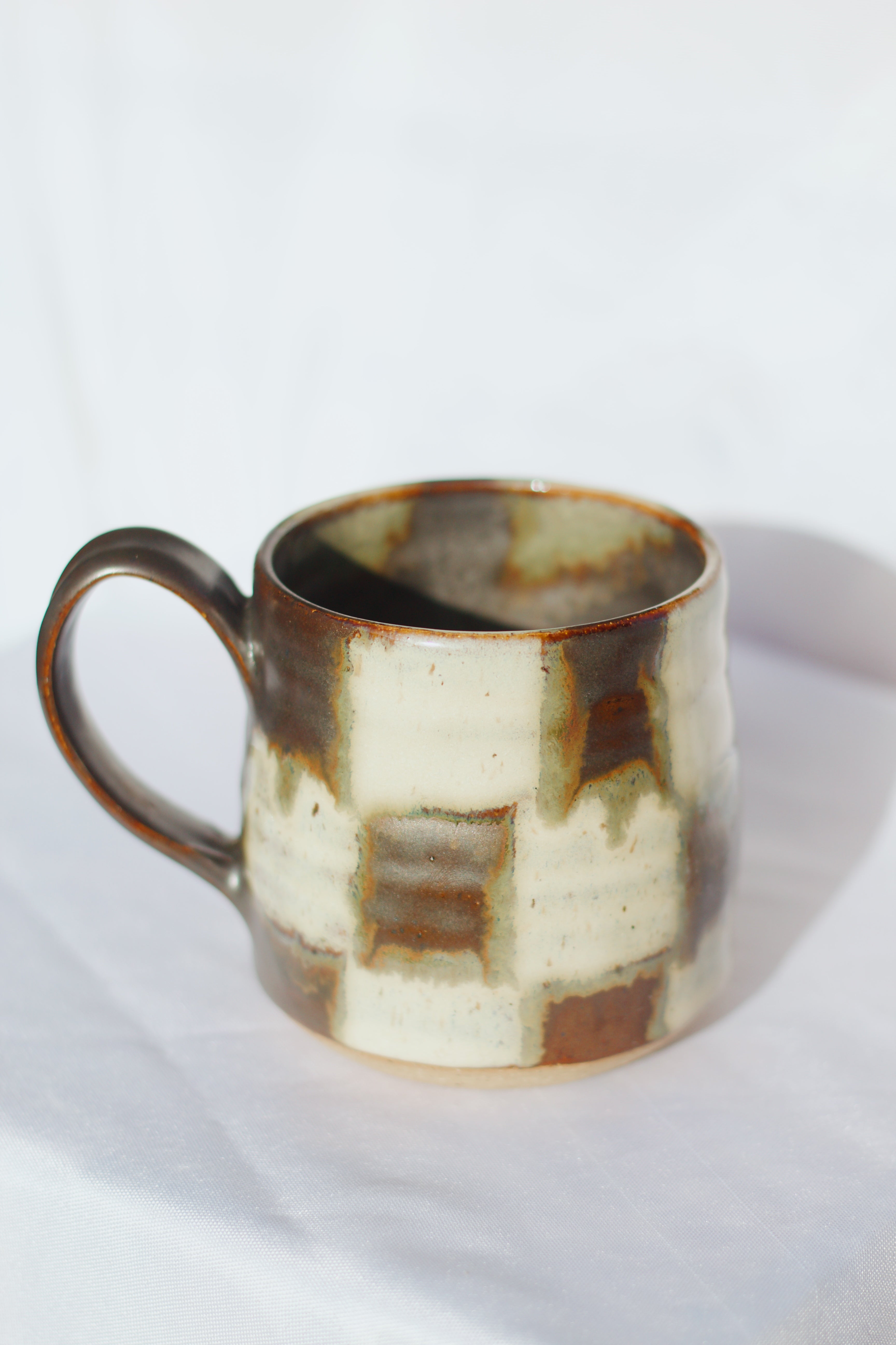 Checkered Mug - 15 oz