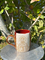 Custom Carved Saint Mug *preorder*