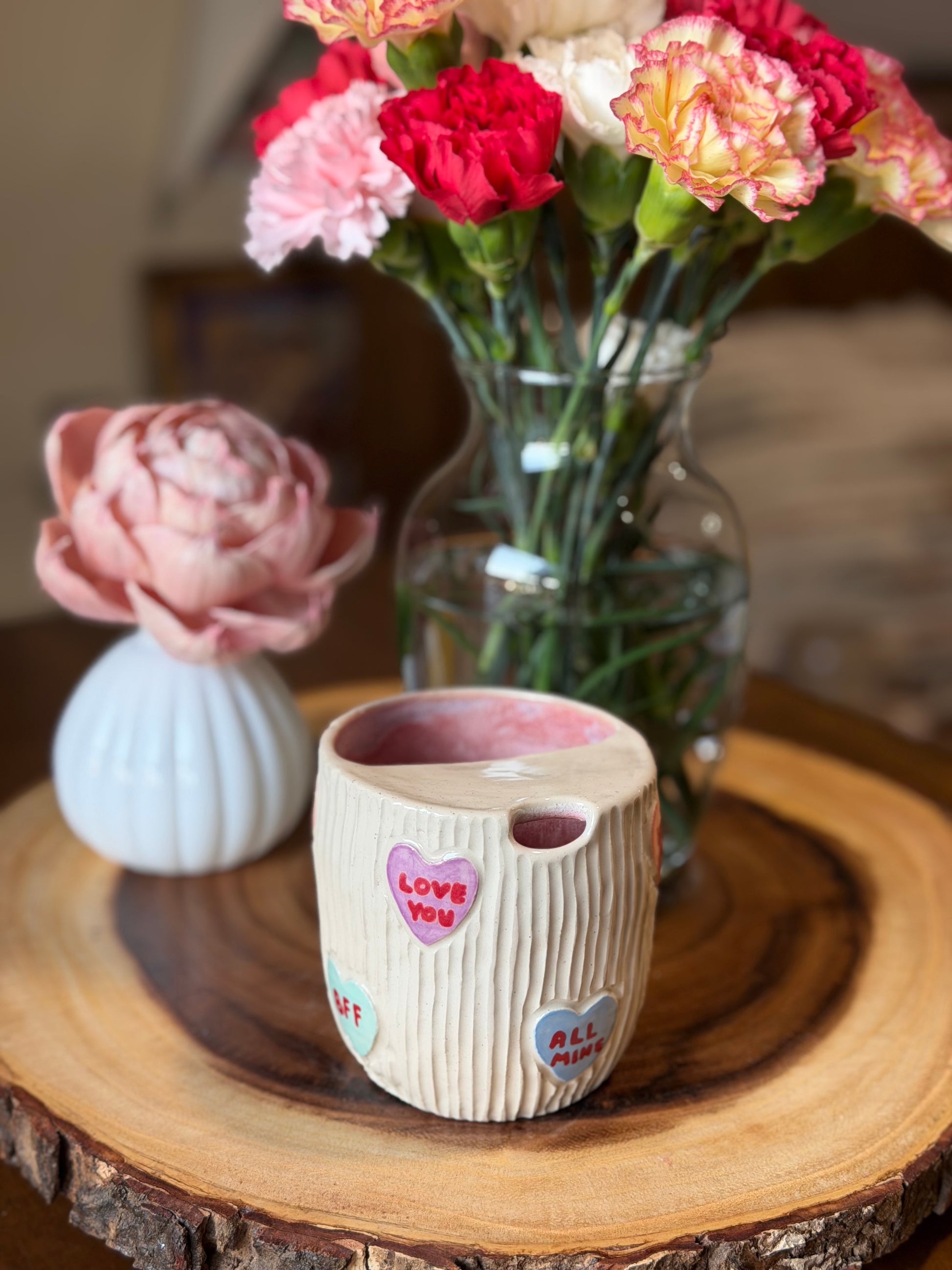 Candy Heart To-Go Mug #1