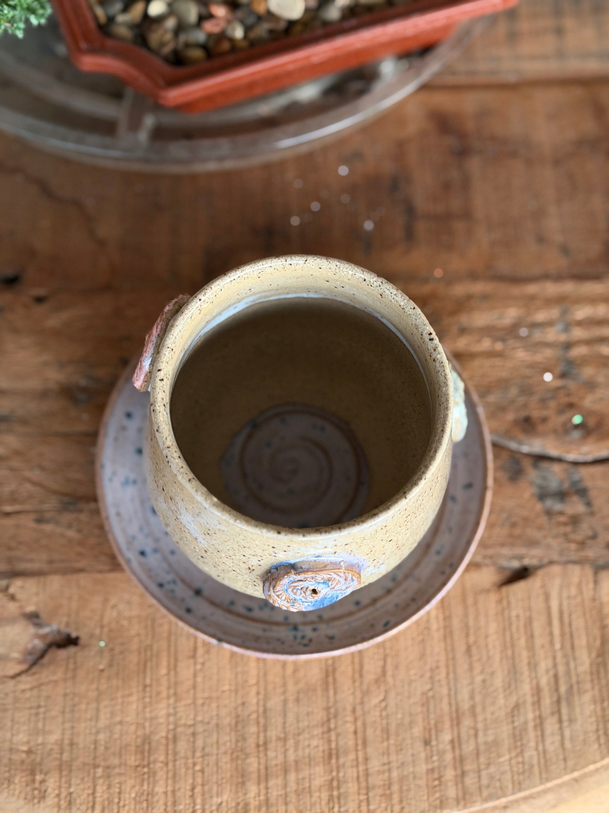 Purple Shell Planter