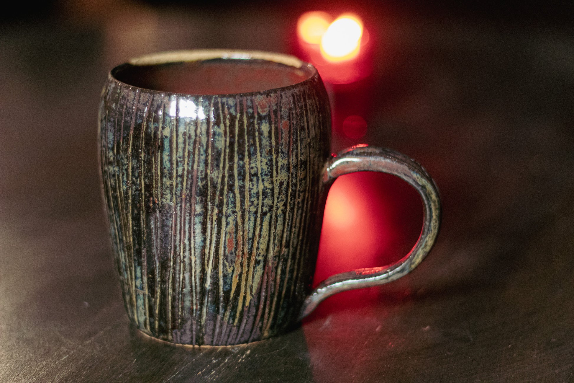 Carved St. Paisios Mug