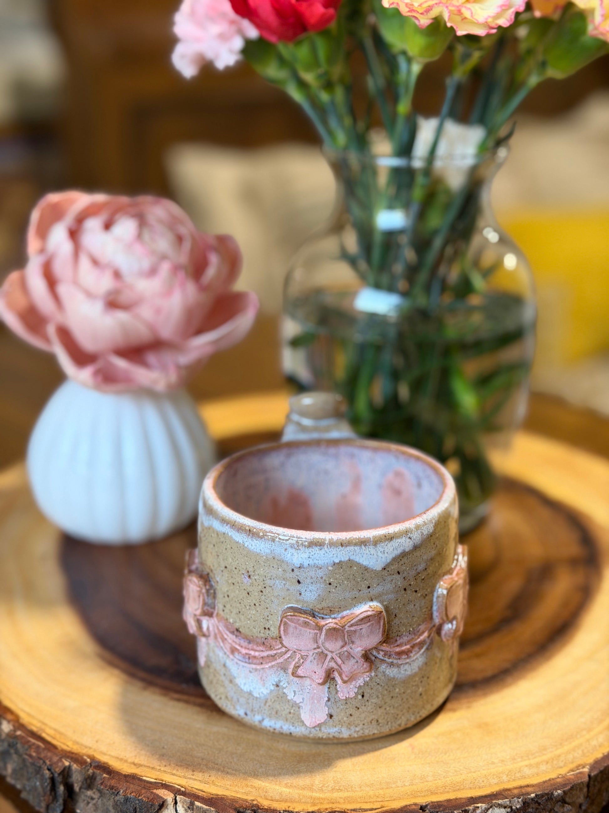 Pink Bow Mug