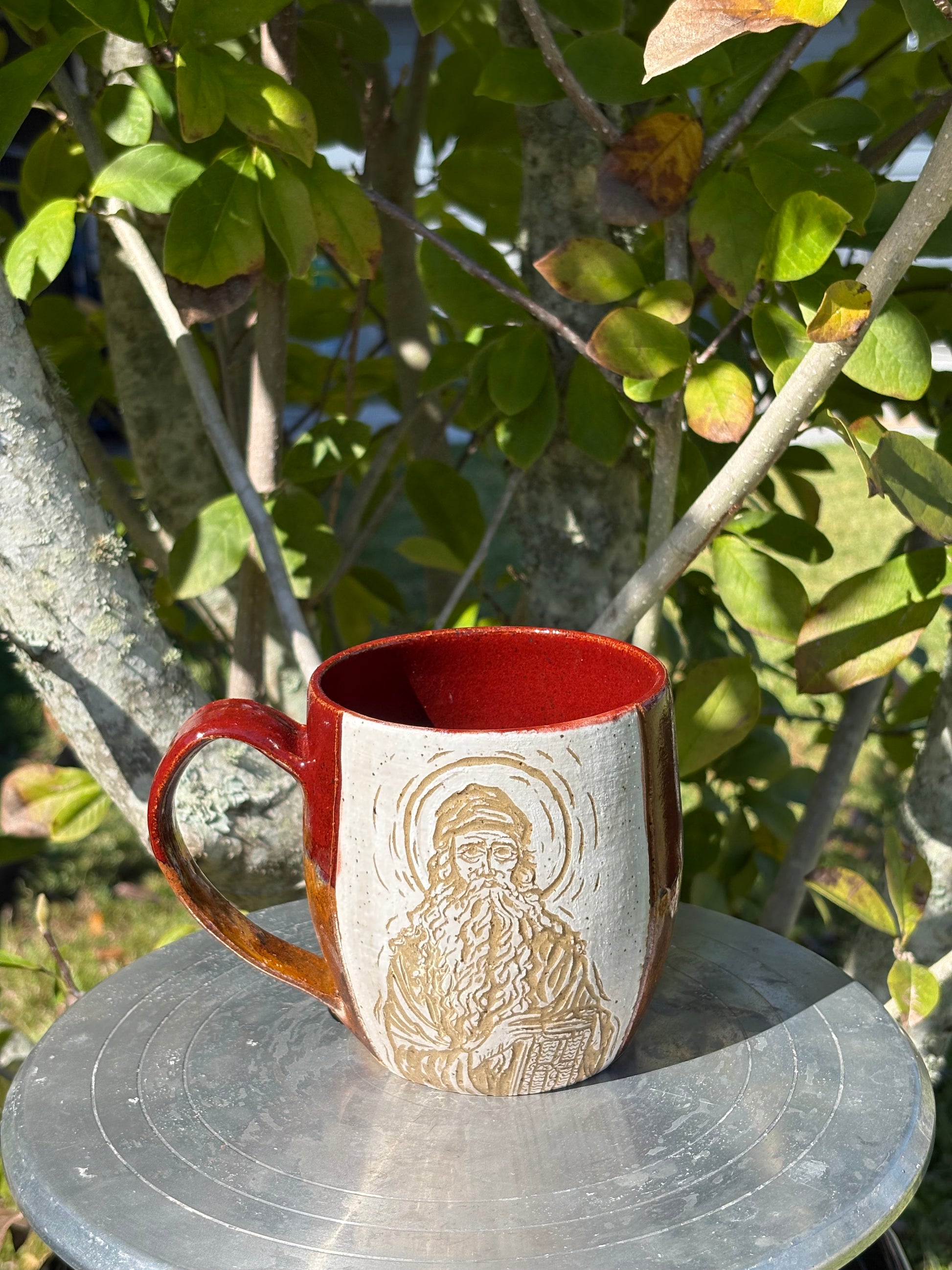 Custom Carved Saints Mug *preorder*