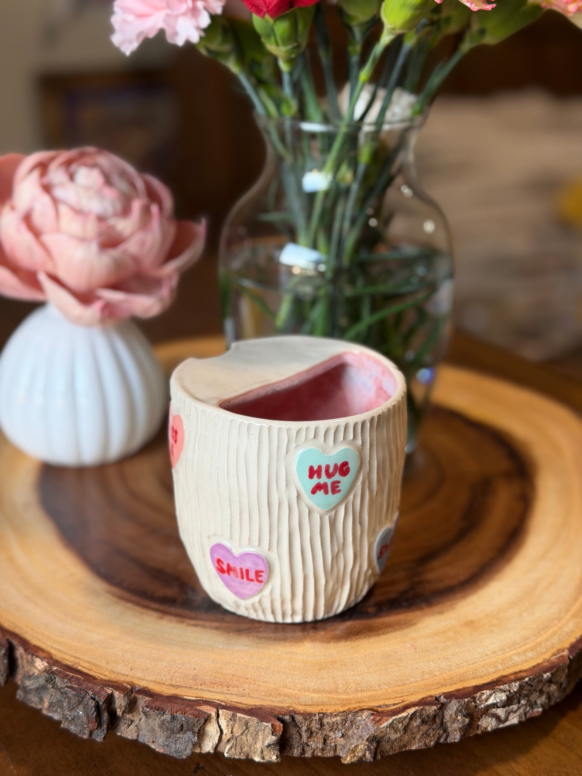 Candy Heart To-Go Mug #1