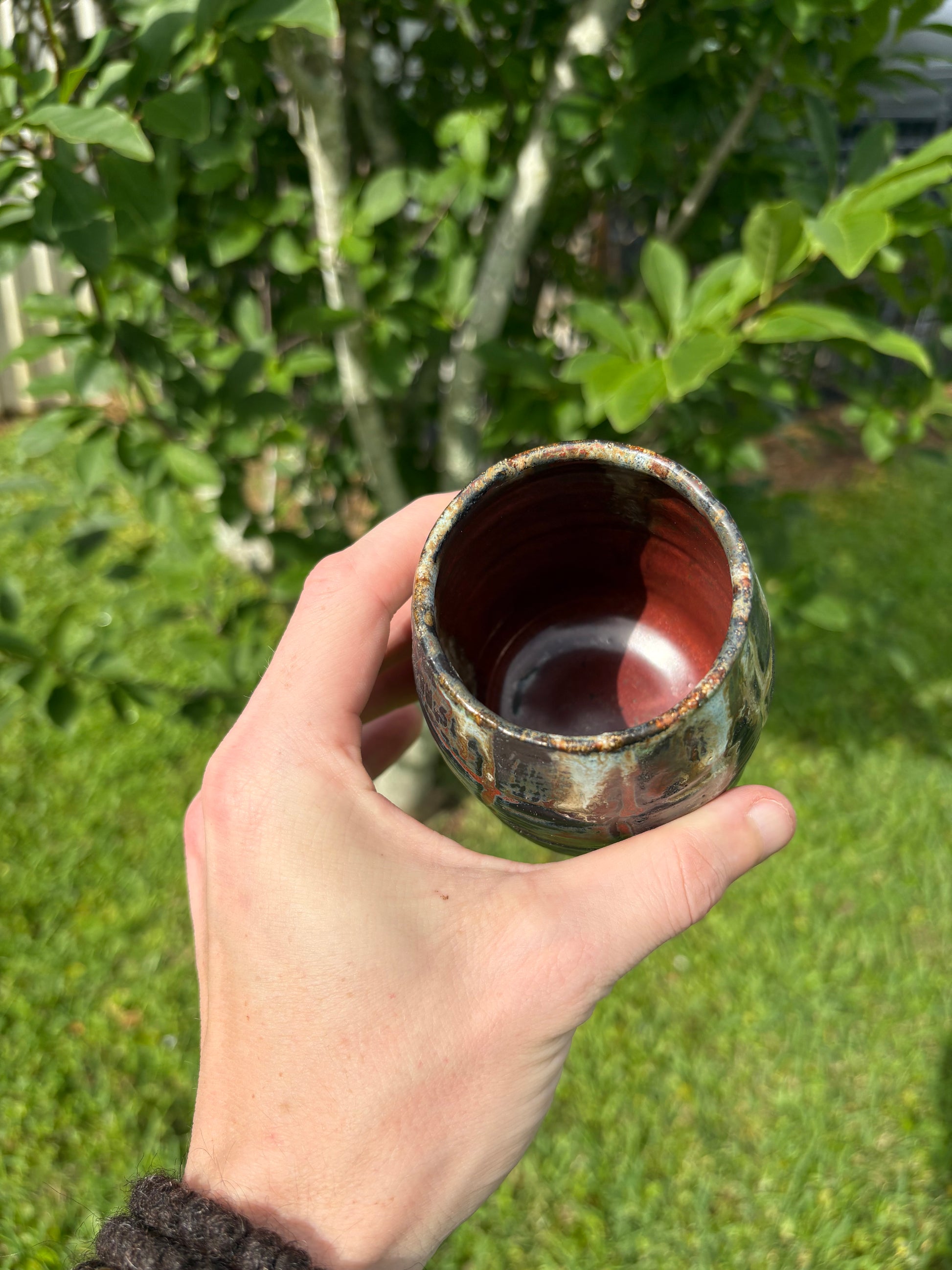 Cascade Glazed Cup