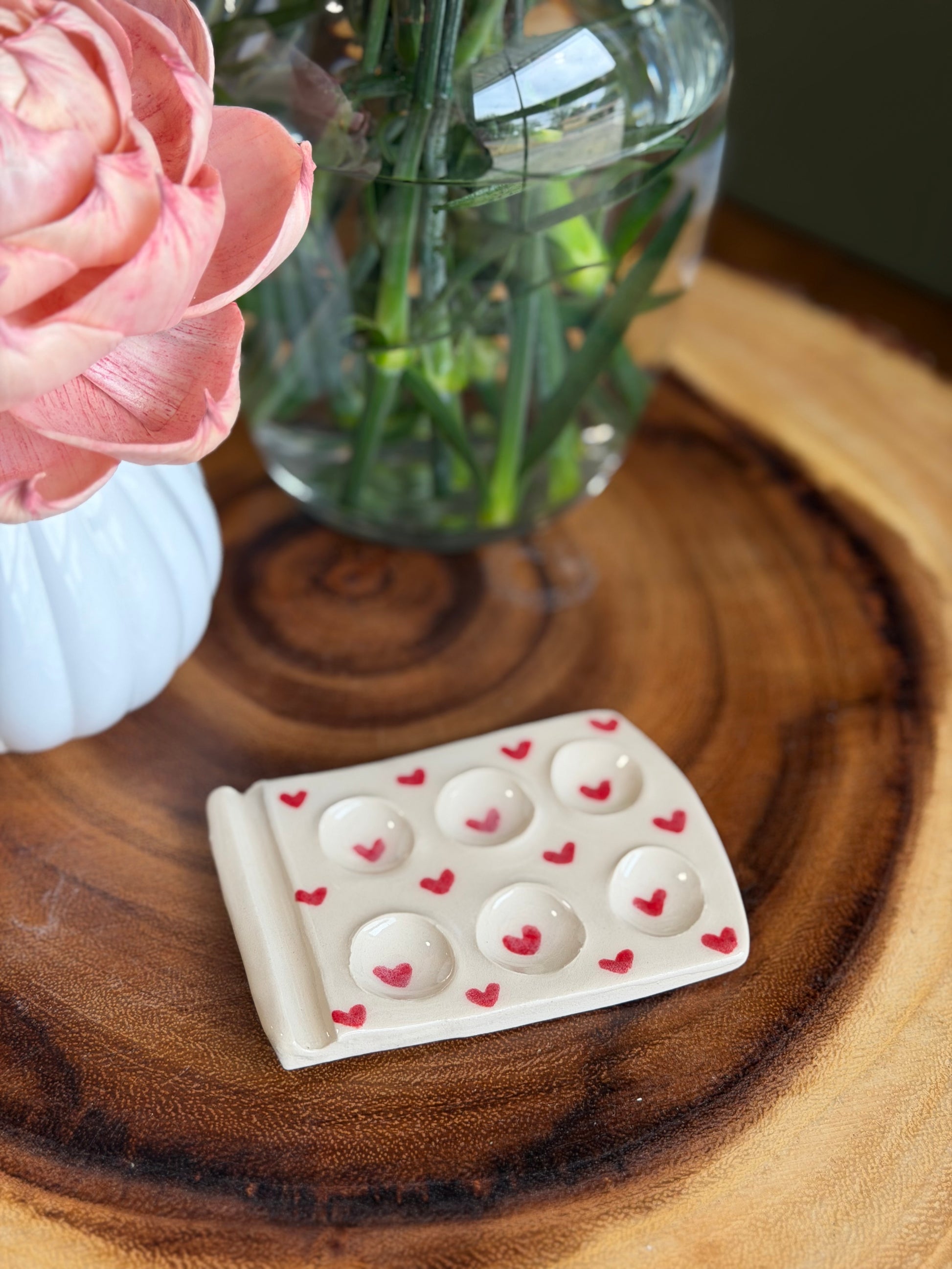 Mini Heart Paint Palette