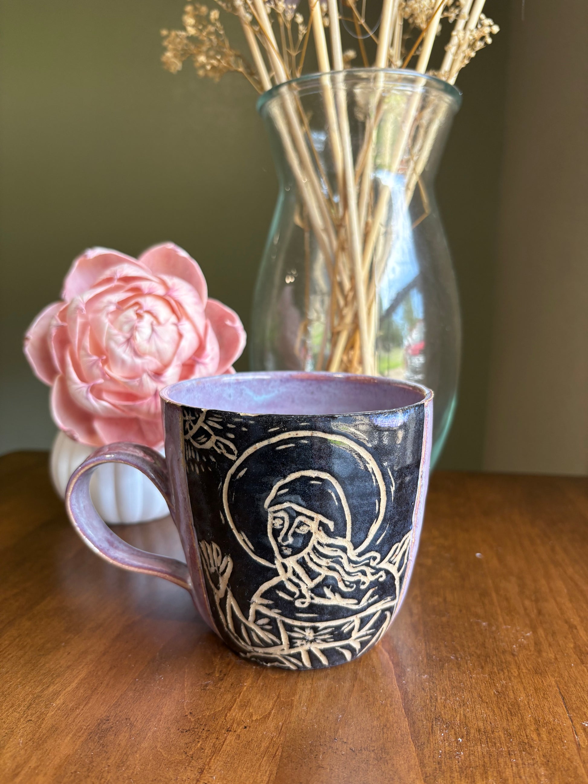 Custom Carved Saints Mug *preorder*