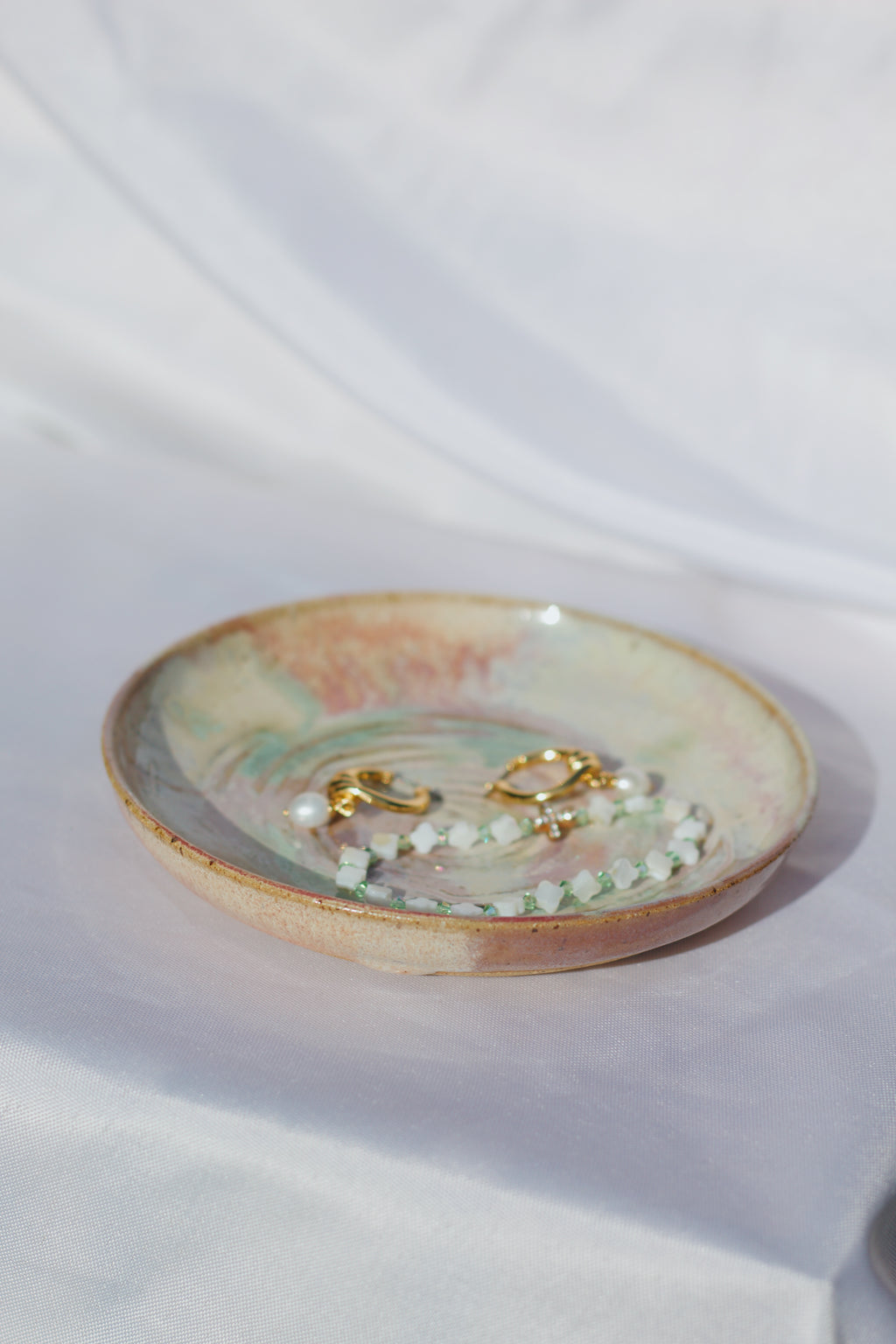 Multi-Color Swirl Jewelry Dish