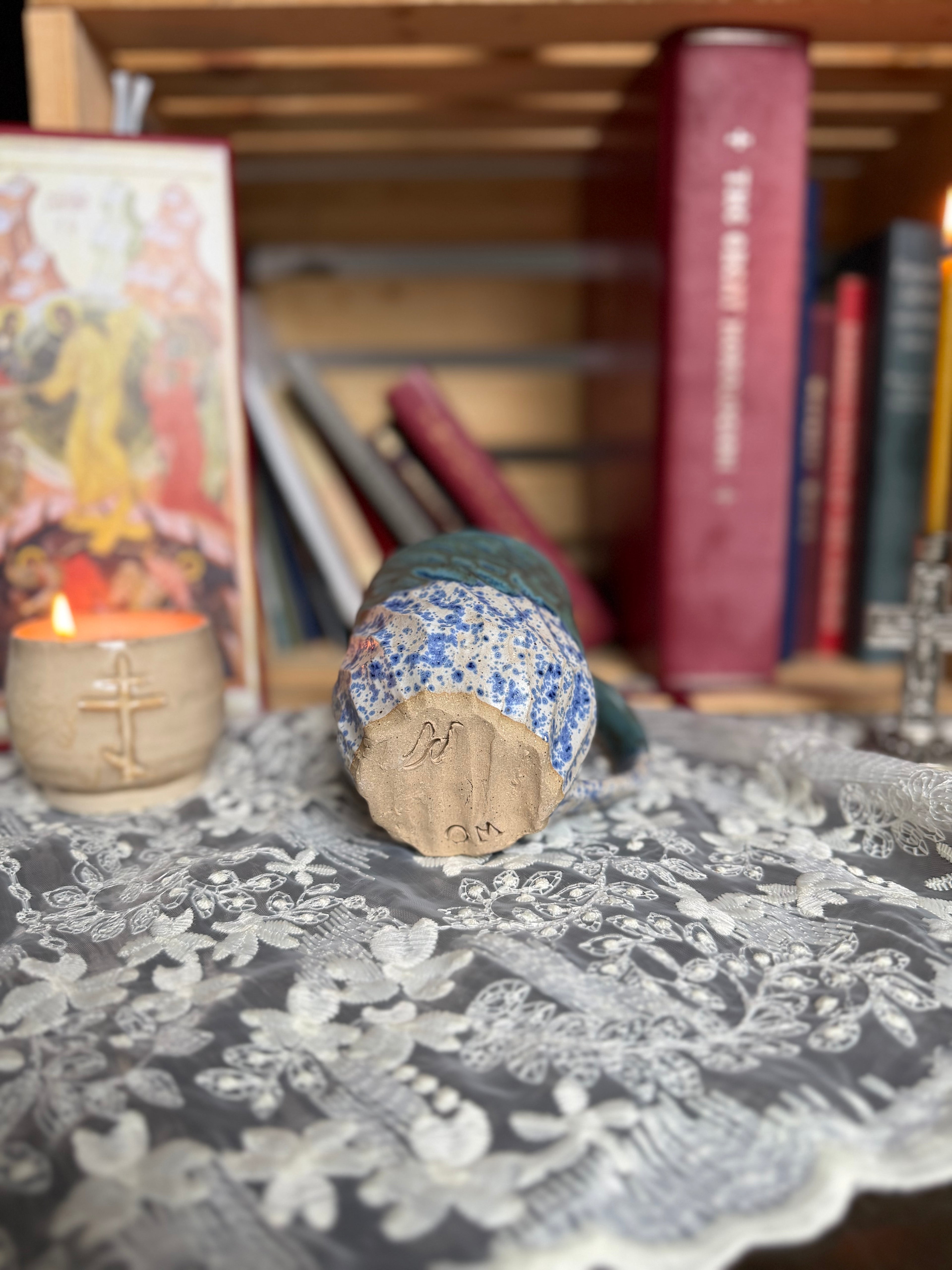 Hand-Carved Mug