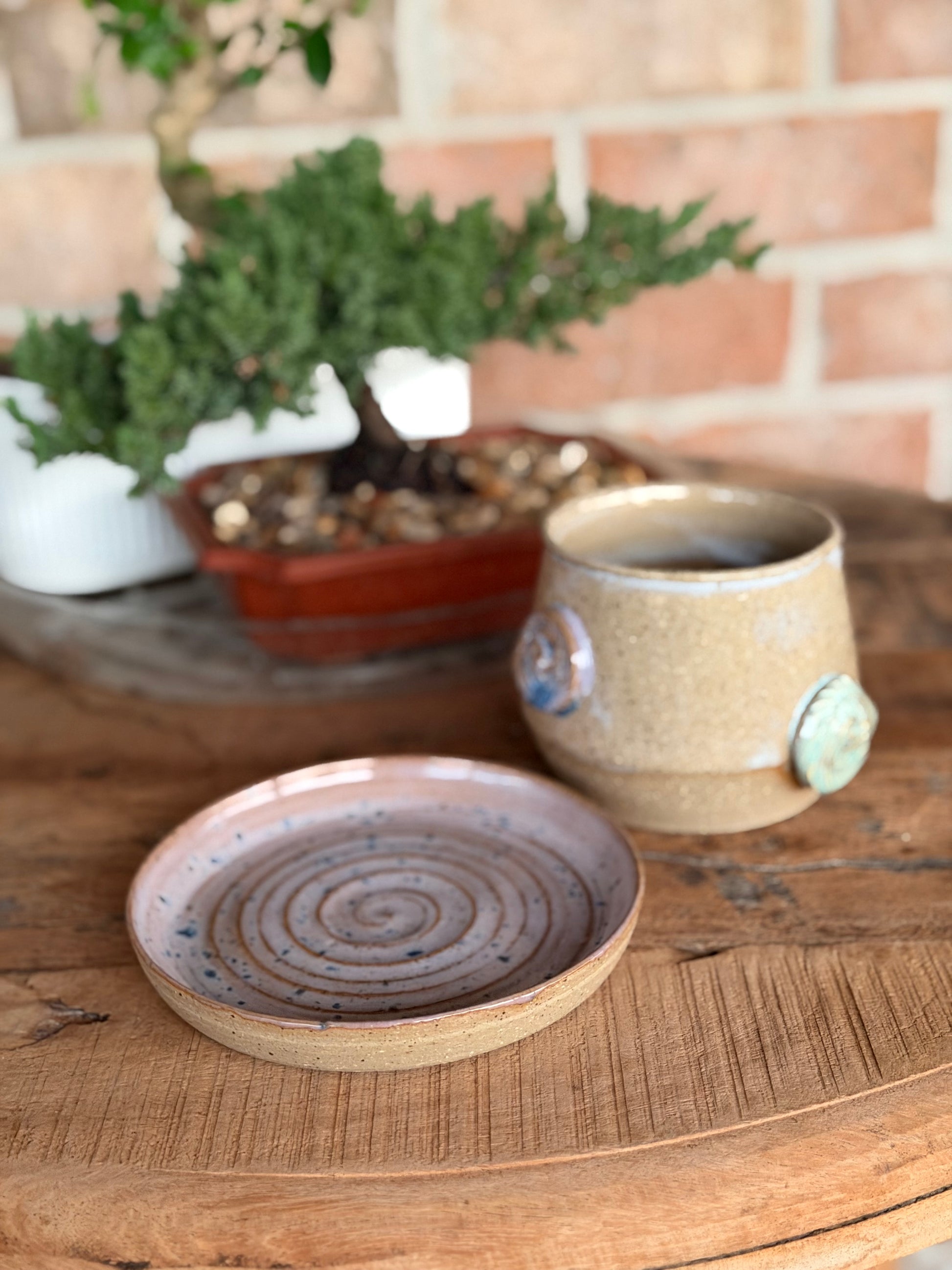 Purple Shell Planter