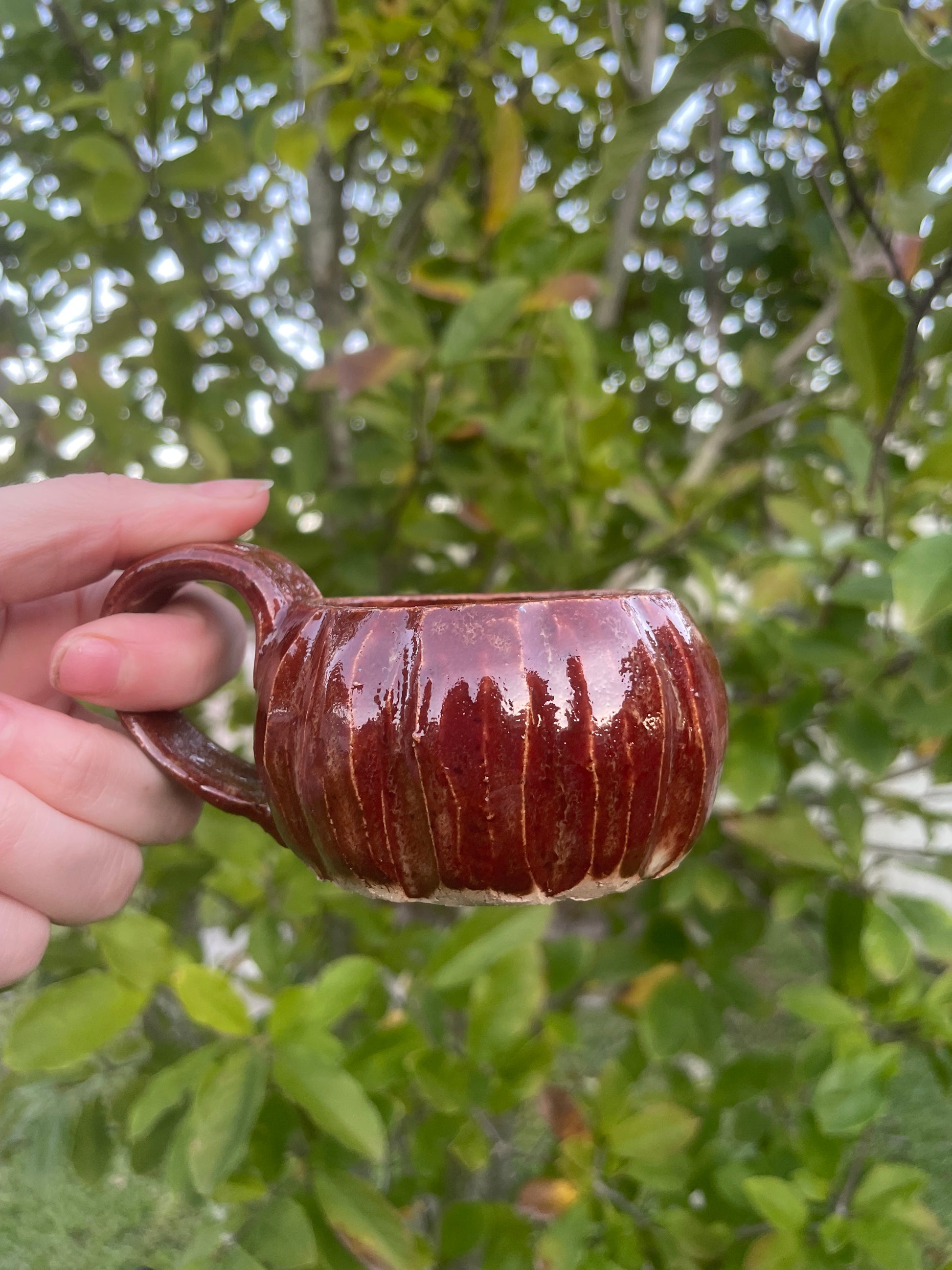 Red Pumpkin Espresso Mug