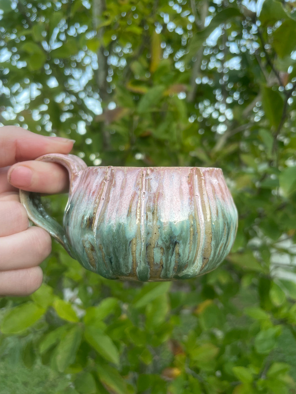 Pink Pumpkin Espresso Mug