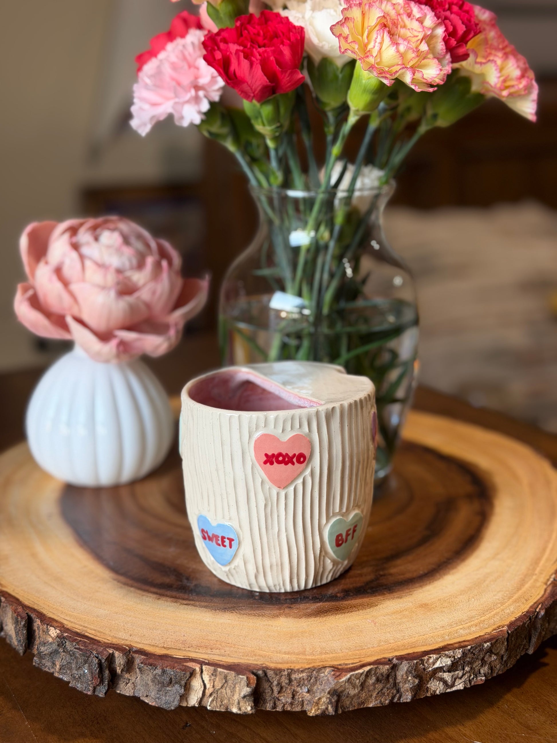 Candy Heart To-Go Mug #1