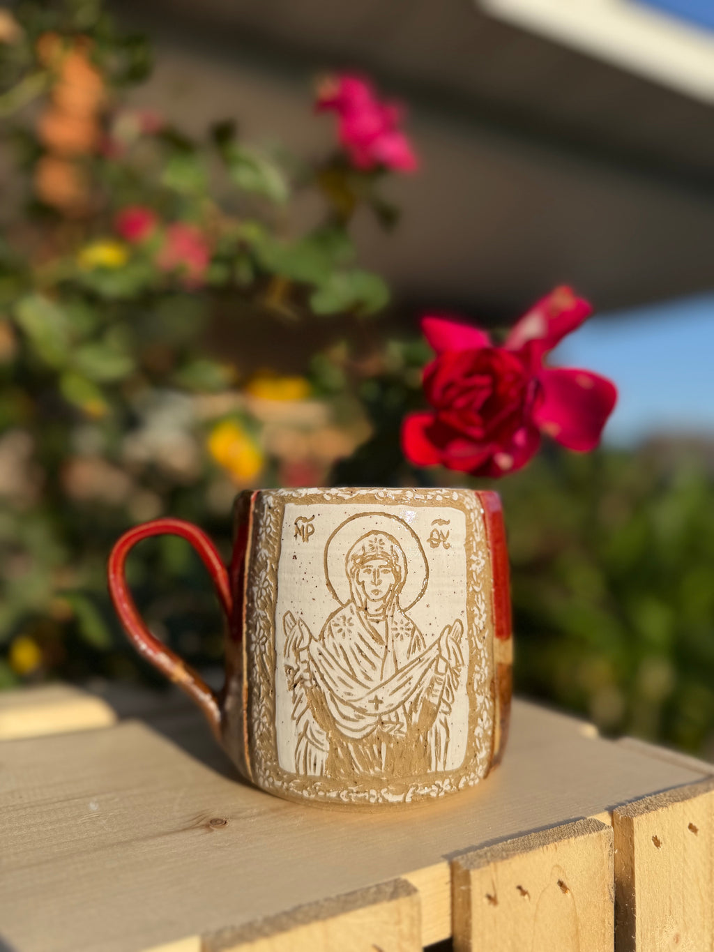Custom Carved Saint Mug *preorder*