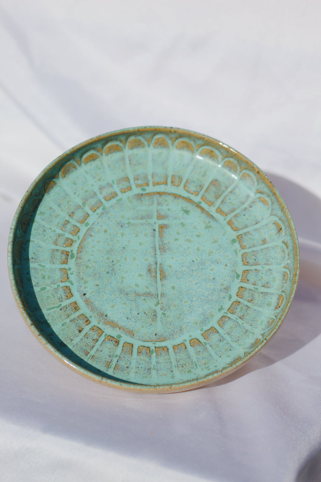 Turquoise Holy Cross Jewelry Dish