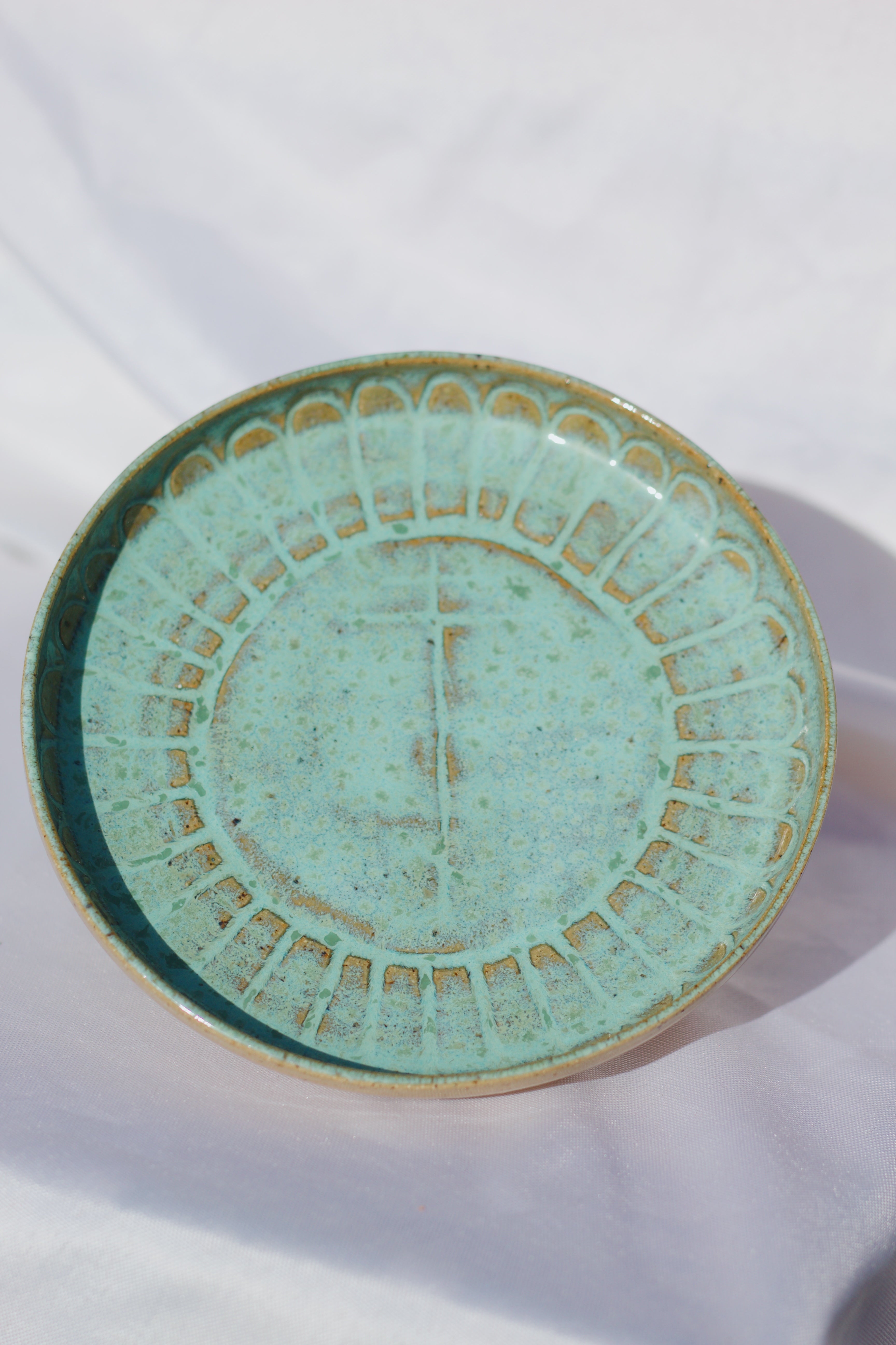Turquoise Holy Cross Jewelry Dish