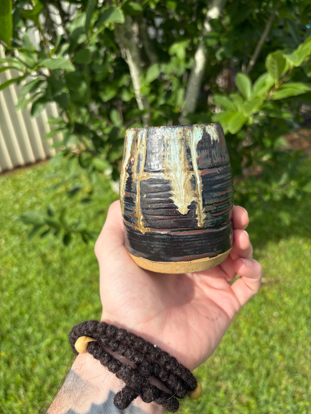 Cascade Glazed Cup