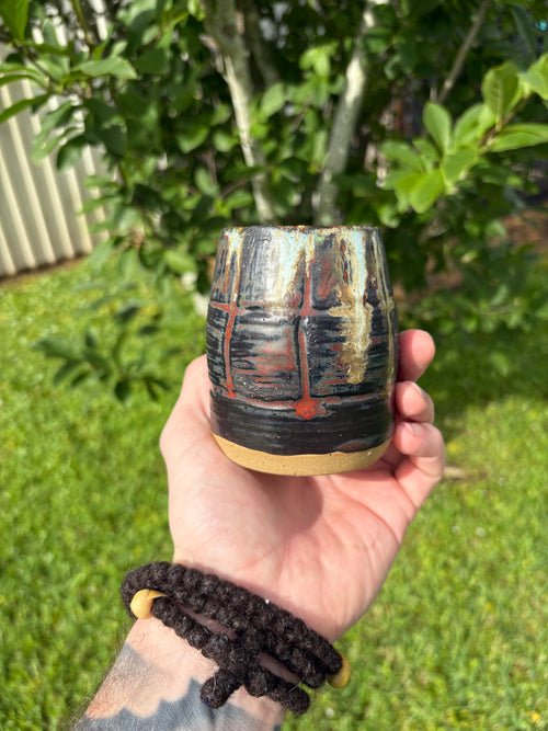 Cascade Glazed Cup