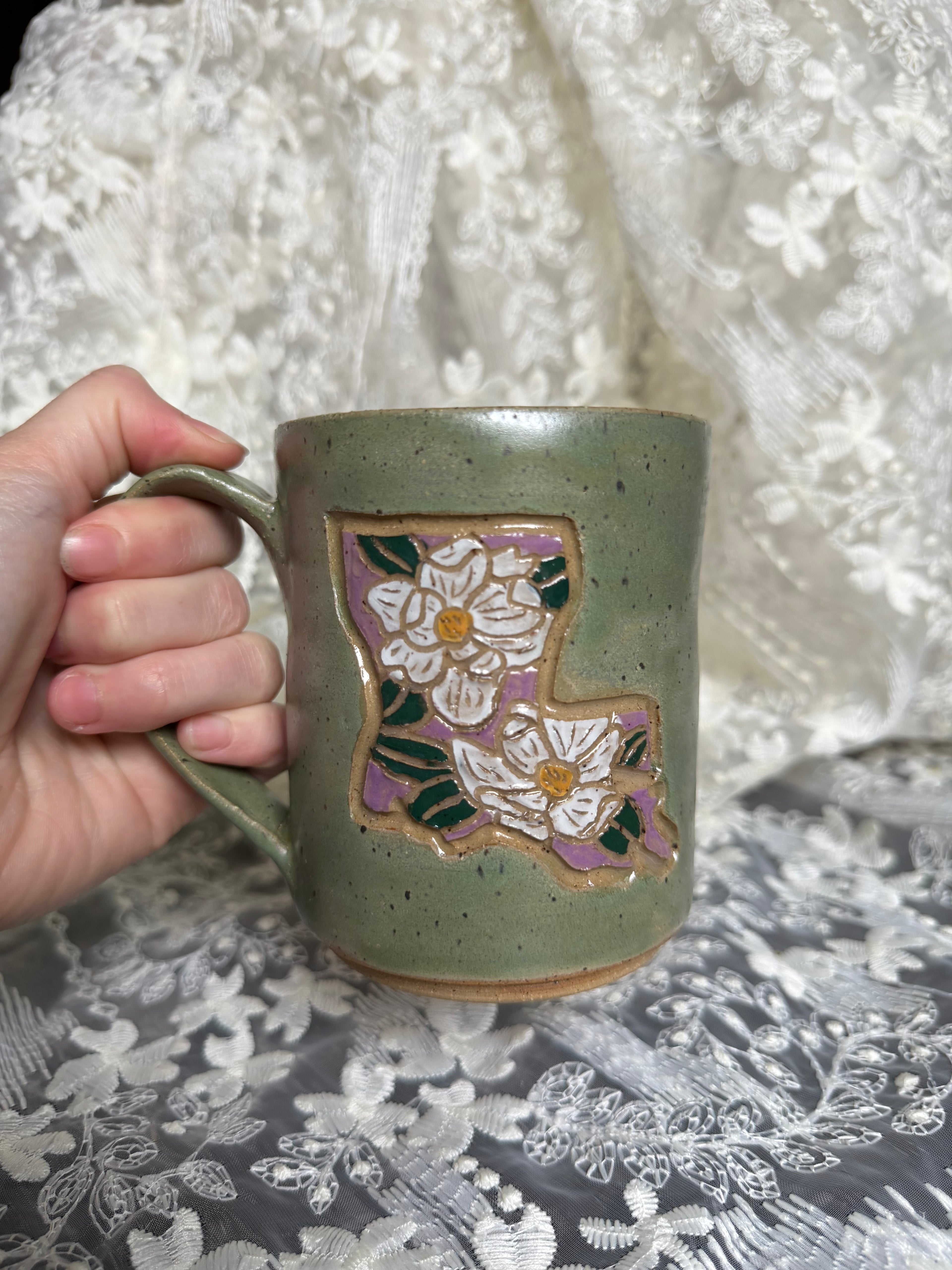 Louisiana Magnolia Mug #4
