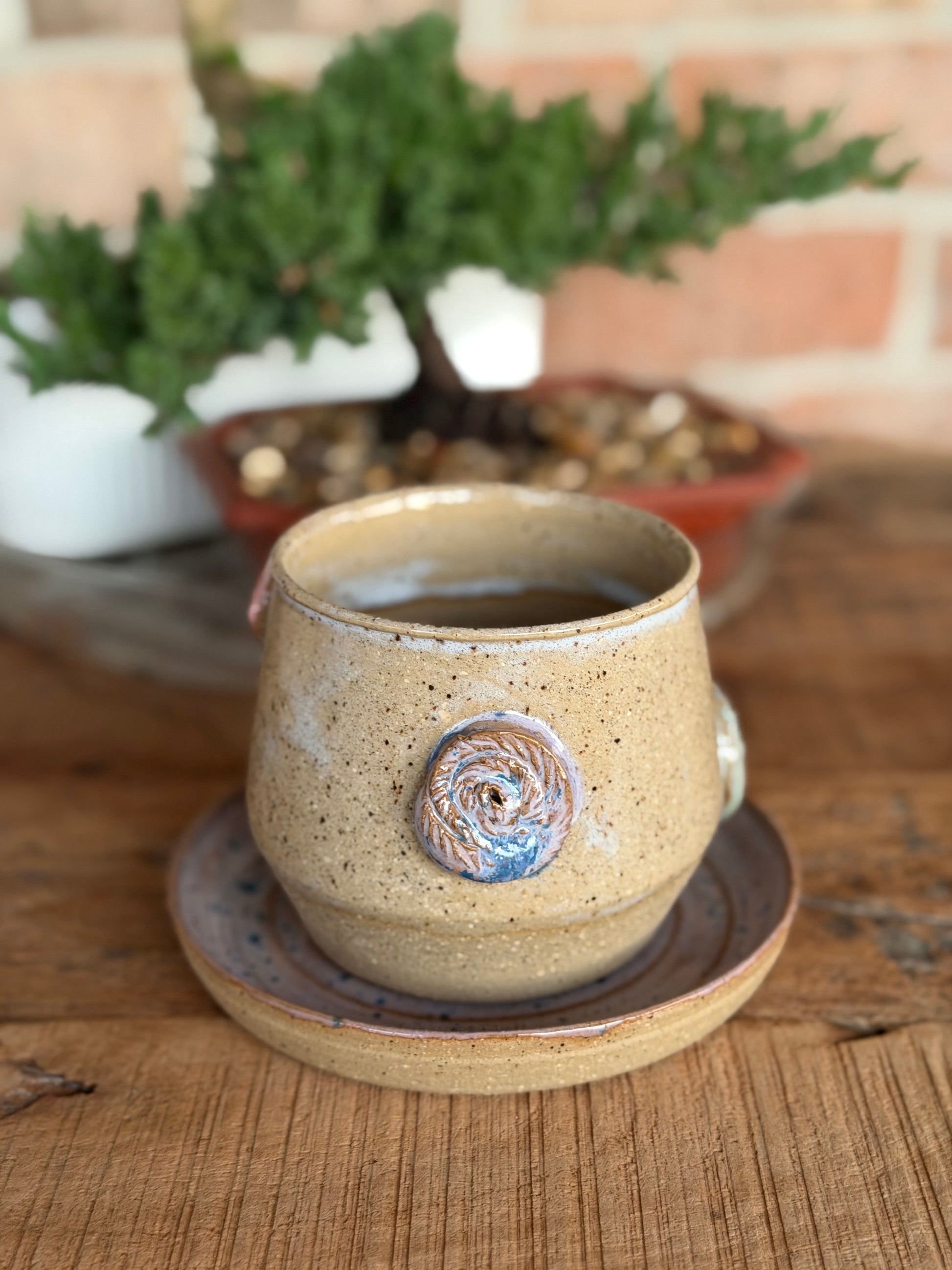 Purple Shell Planter