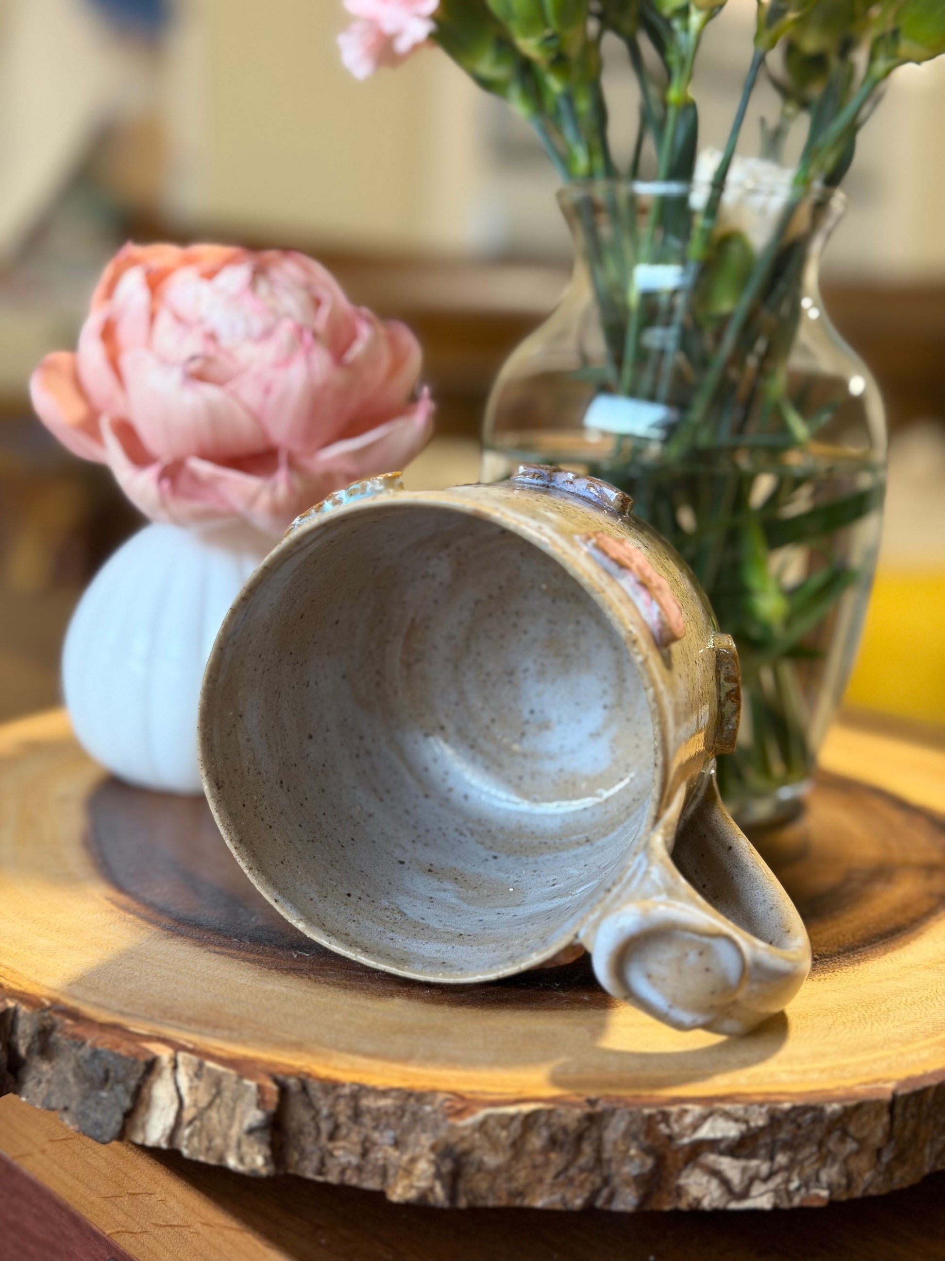 Multi-Colored Bow Mug