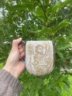 Custom Carved Saint Mug *preorder*