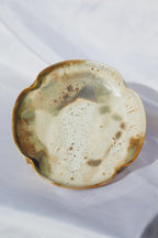 Beige Multi-Color Jewelry Dish
