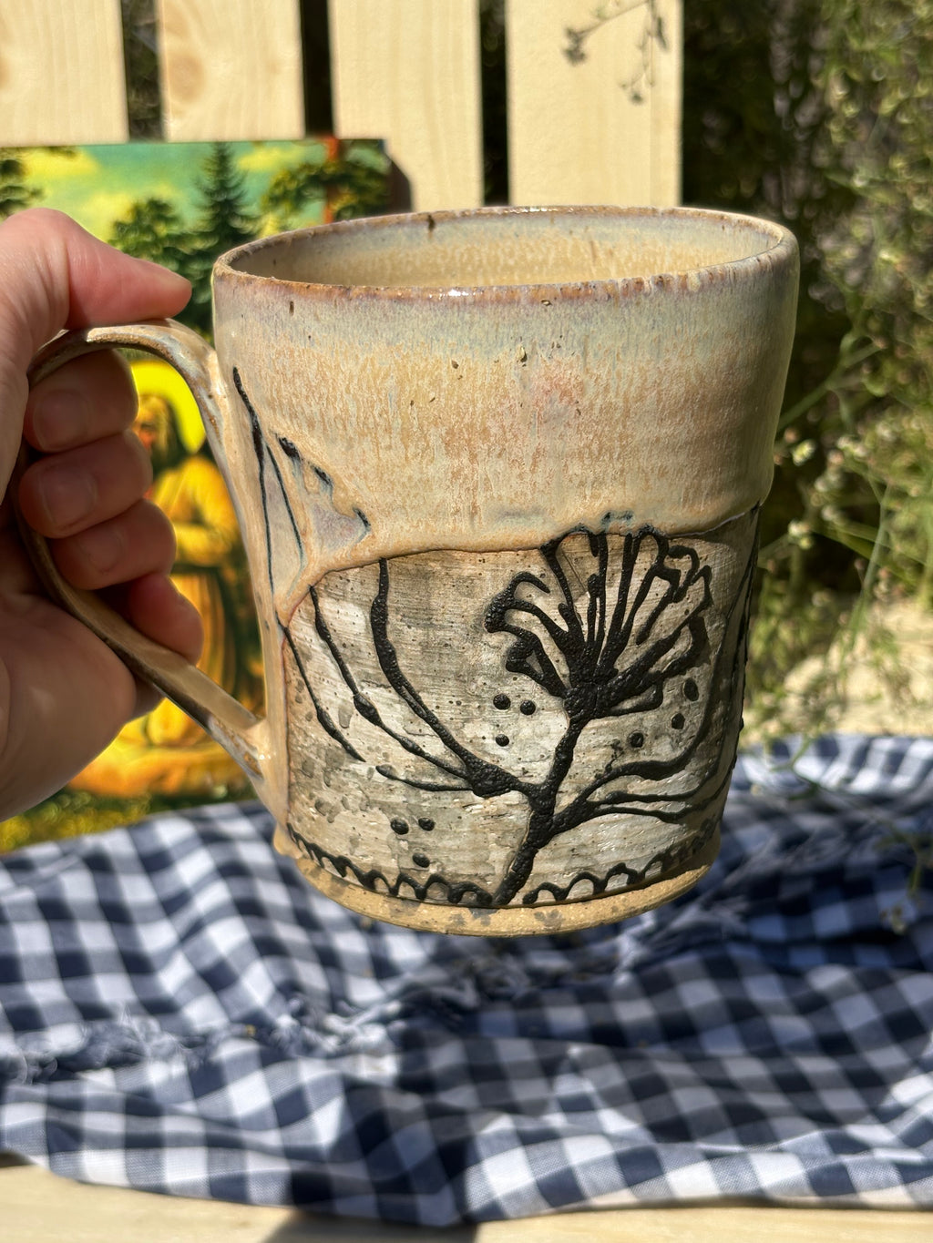 Hand-drawn Rustic Mug