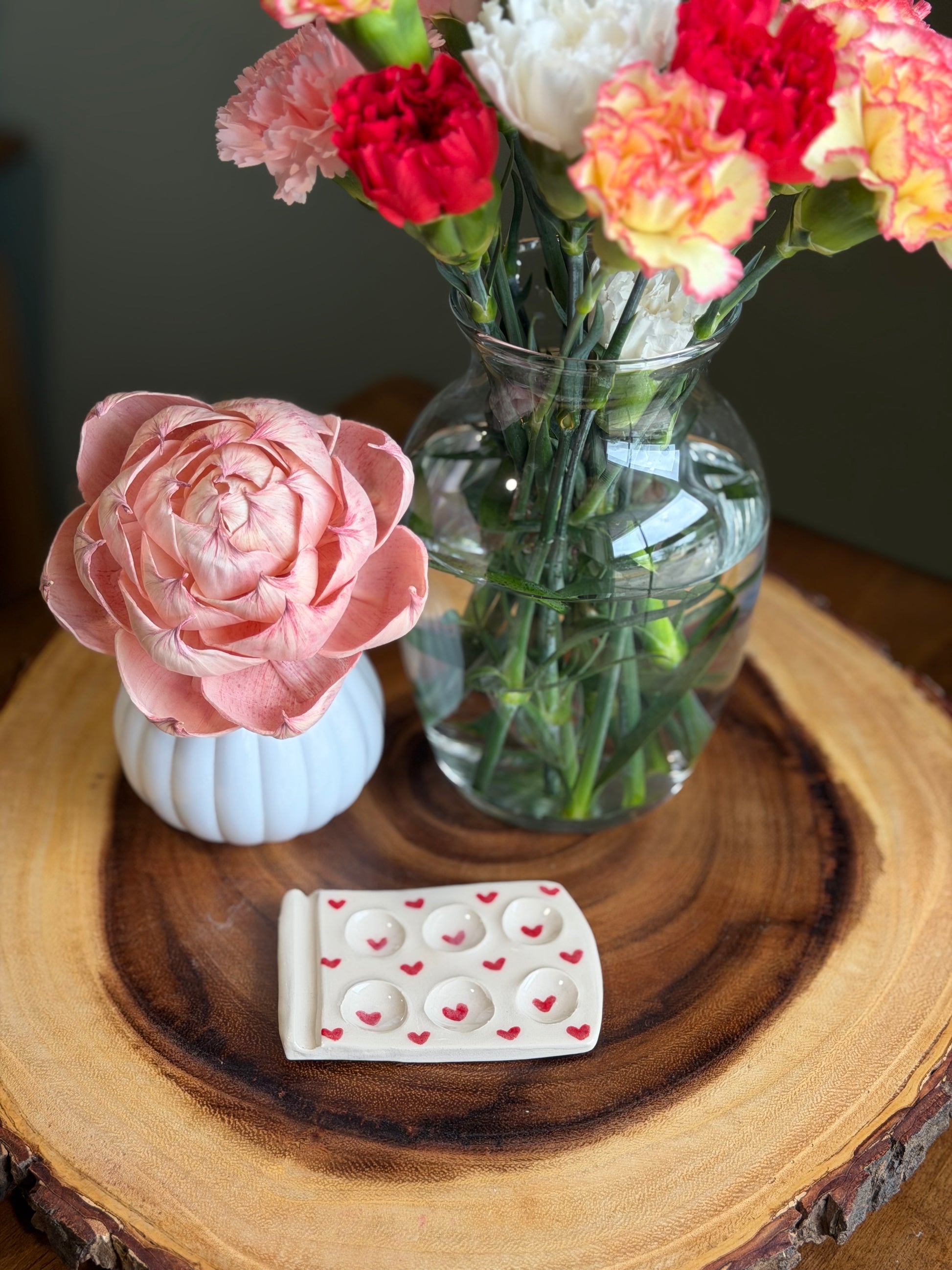 Mini Heart Paint Palette