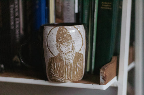 Custom Carved Saint Mug *preorder*