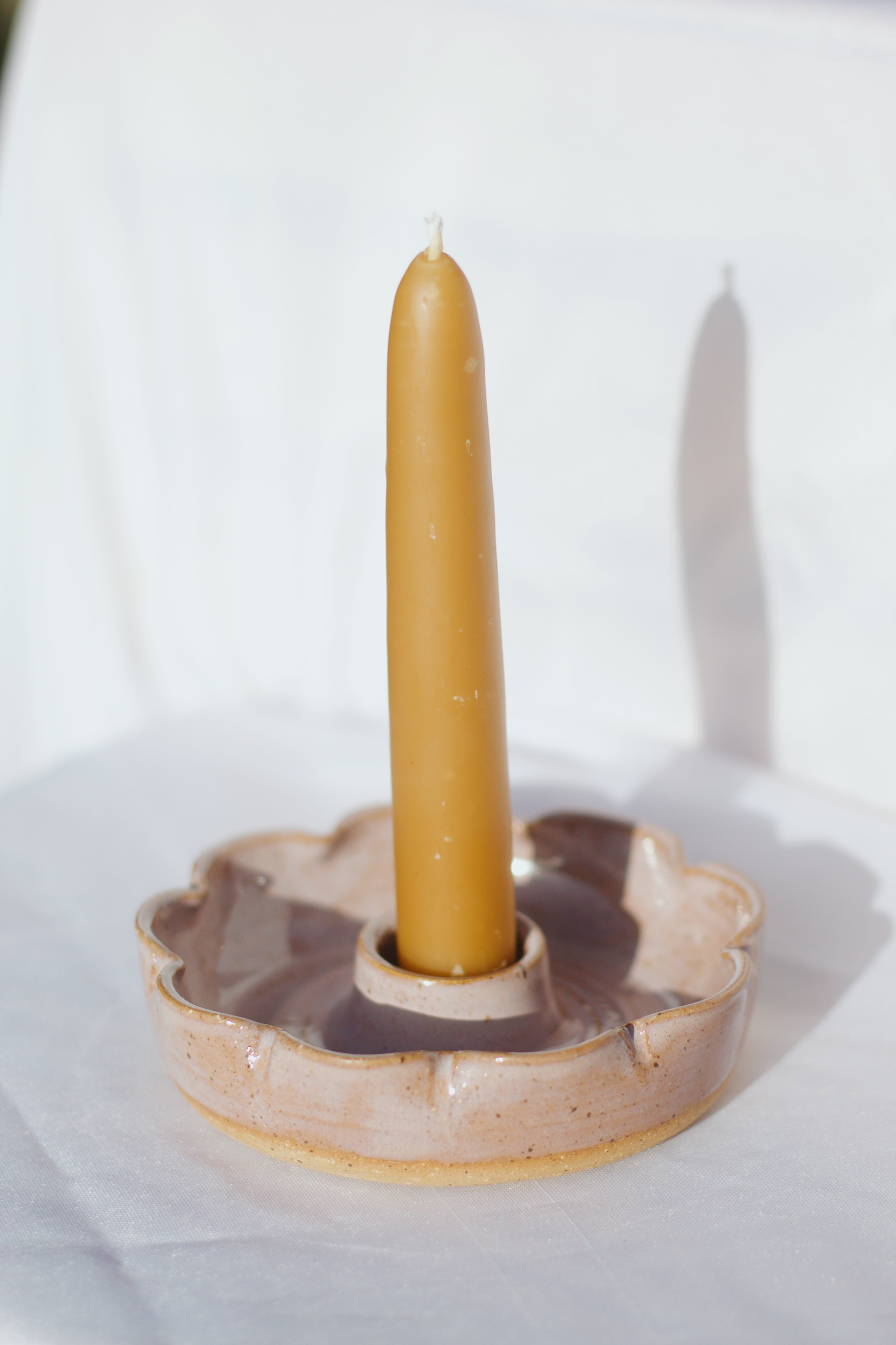 Lavender Candlestick Holder
