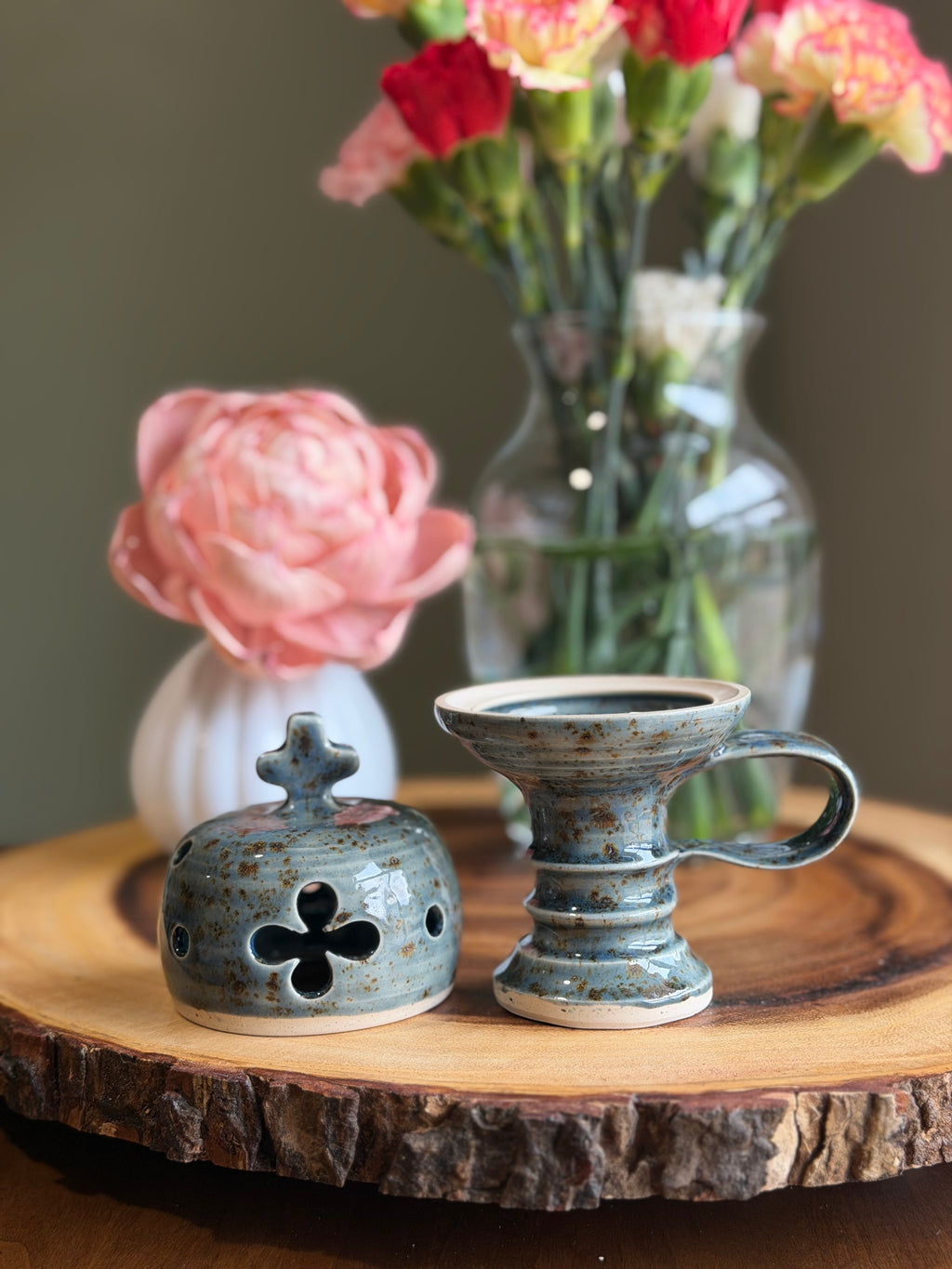 Speckled Blue Censer