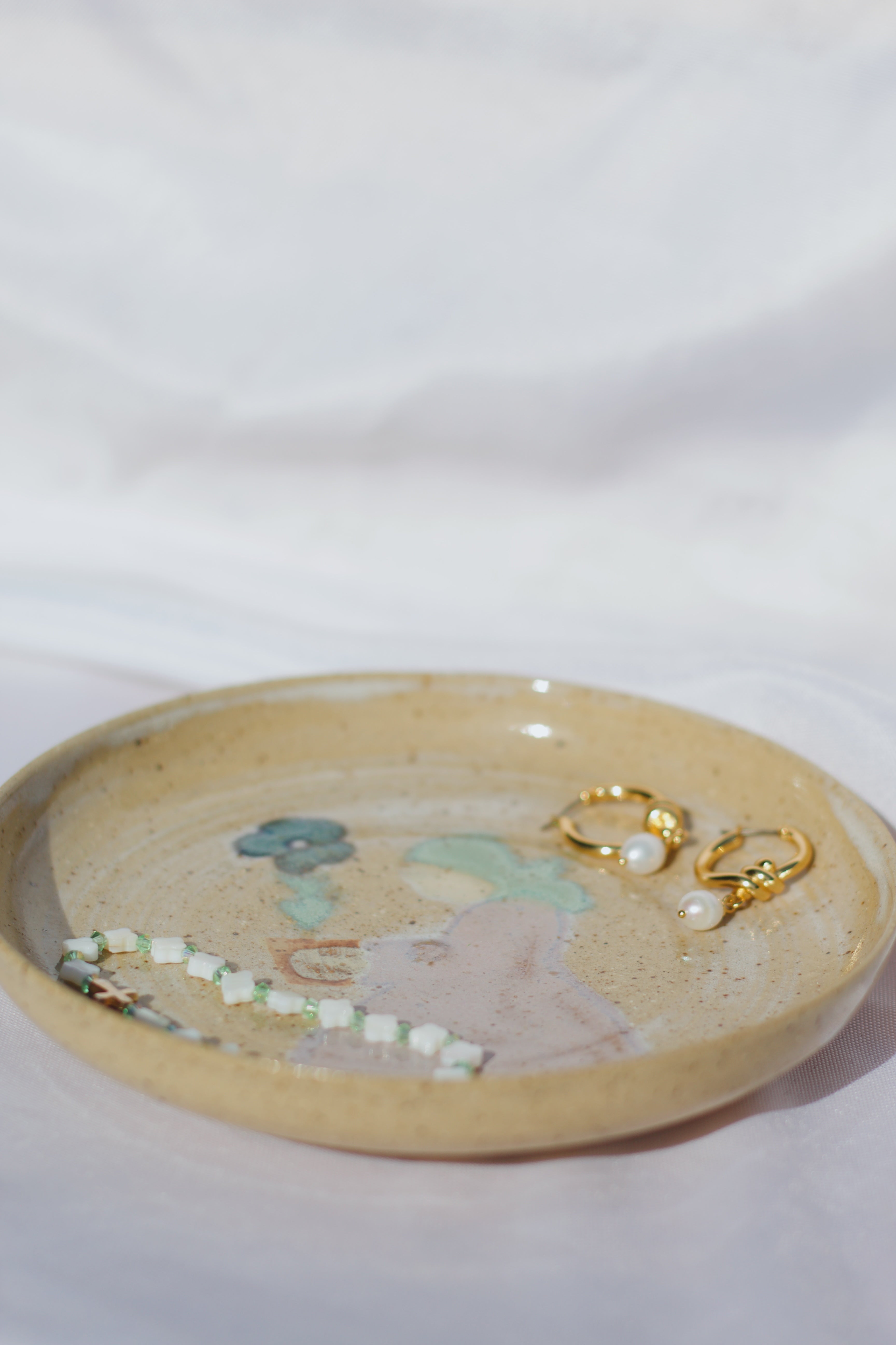 Flower Girl Jewelry Dish