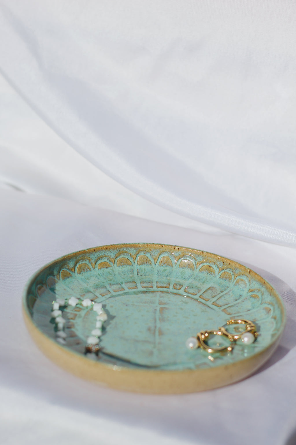 Turquoise Holy Cross Jewelry Dish