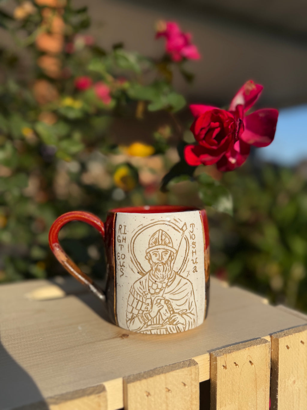 Custom Carved Saint Mug *preorder*