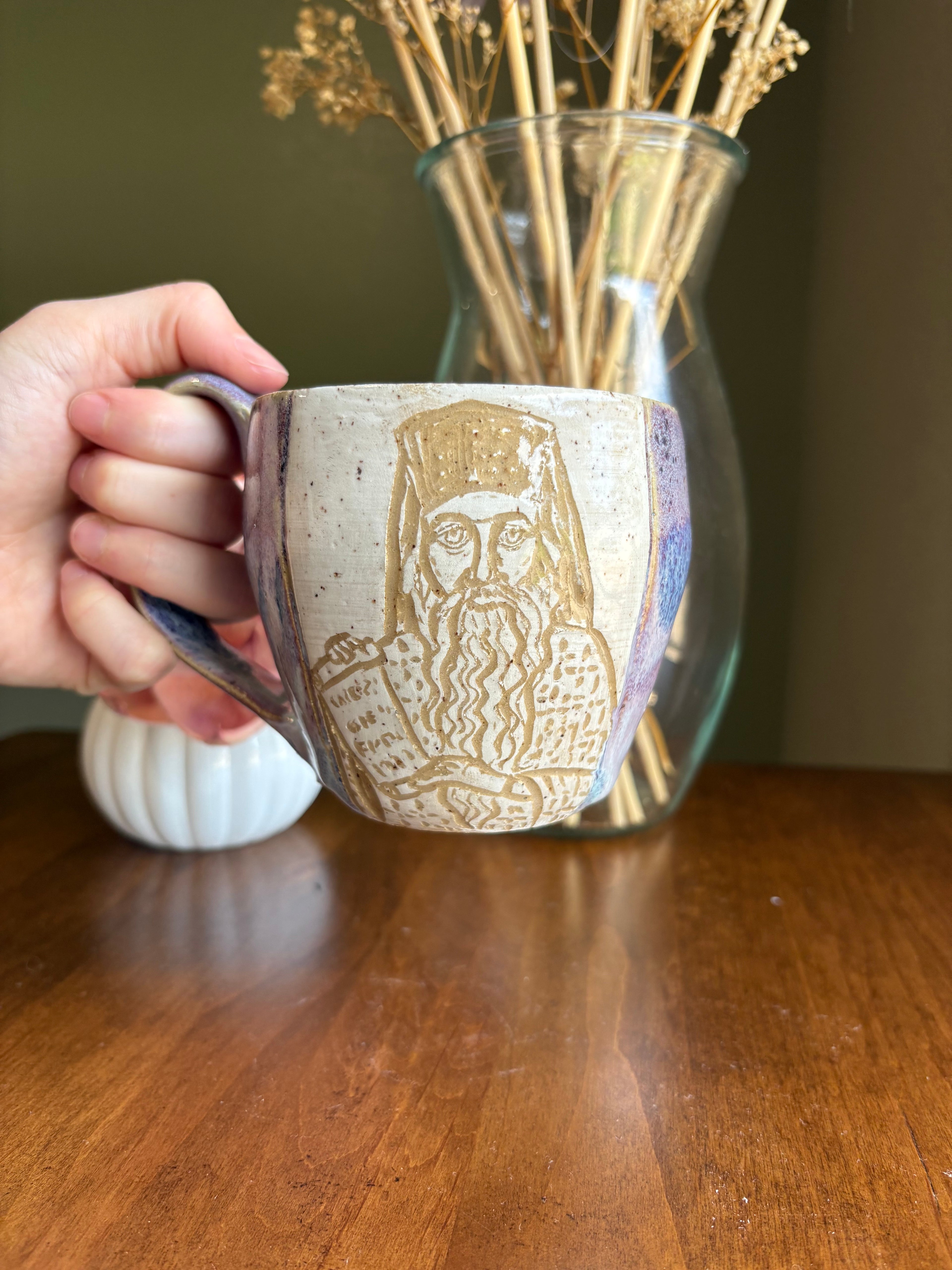 Custom Carved Saint Mug *preorder*