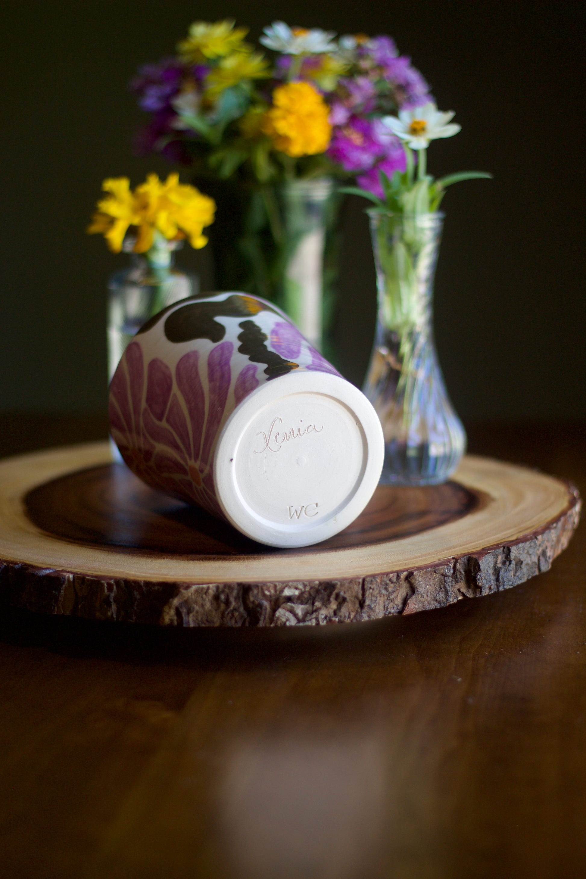 Purple Flower Cup